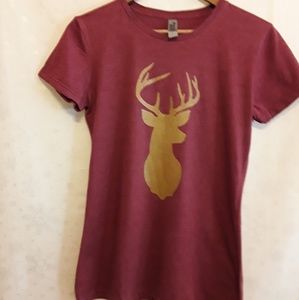 Nwot instant message reindeer tee shirt